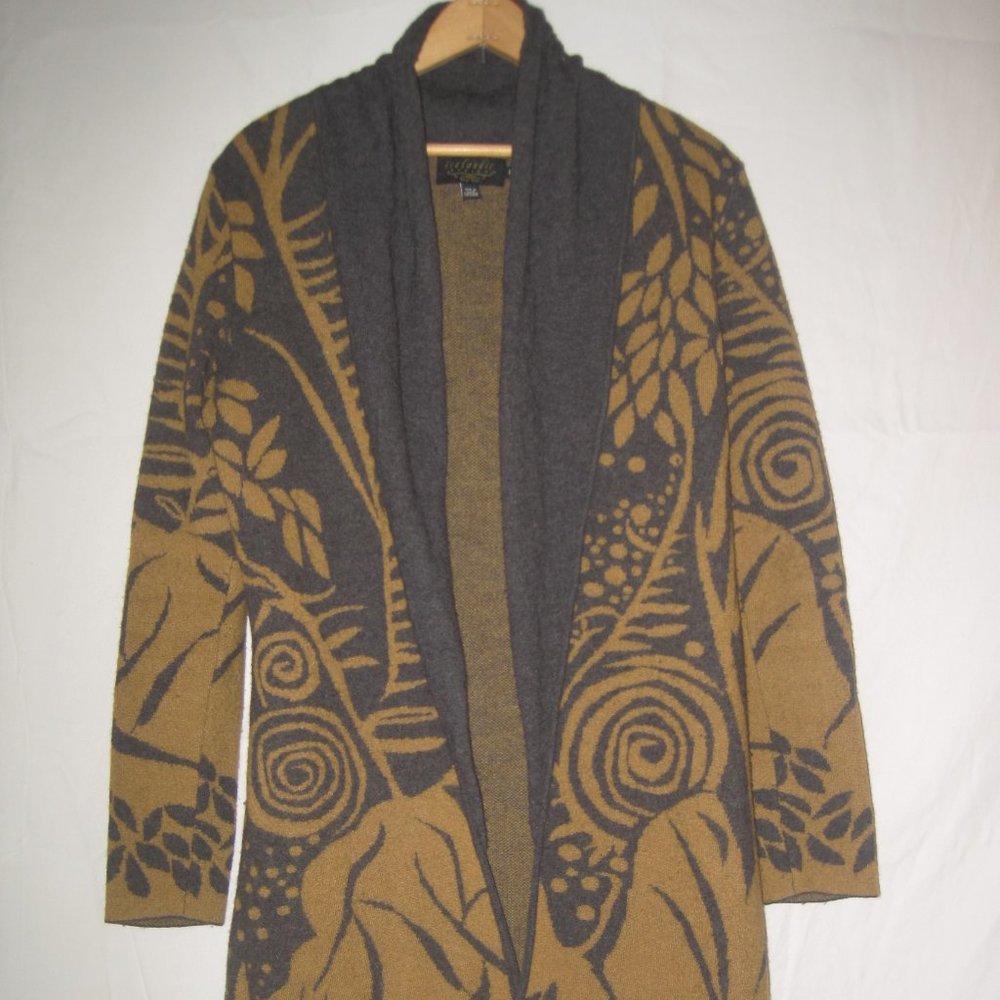 Icelandic Design Women's 3/4 Length Wool Sweater M